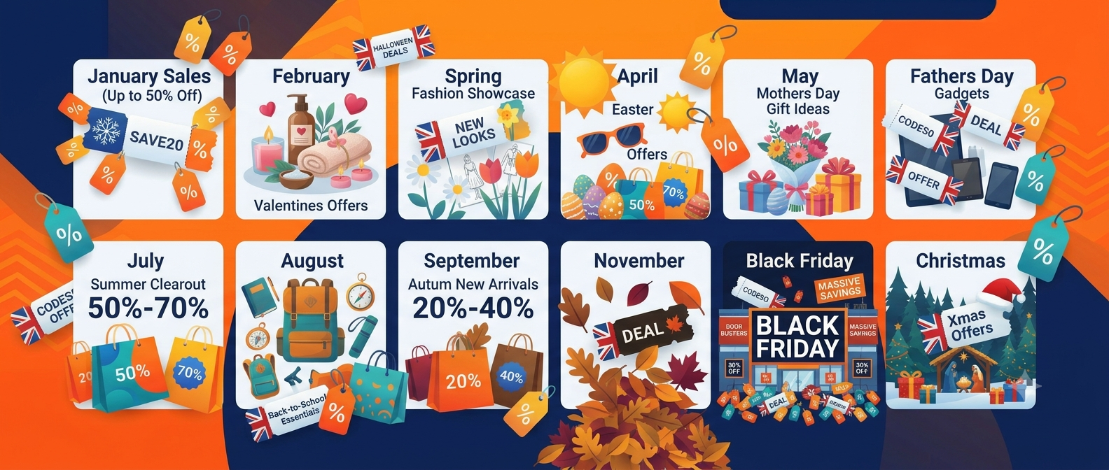 The Complete UK Seasonal Sale Calendar 2026 — Never Miss a Discount Again